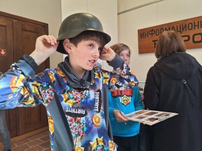 Dětská vernisáž výstavy Třebíč osvobozena, 8. 4. 2025